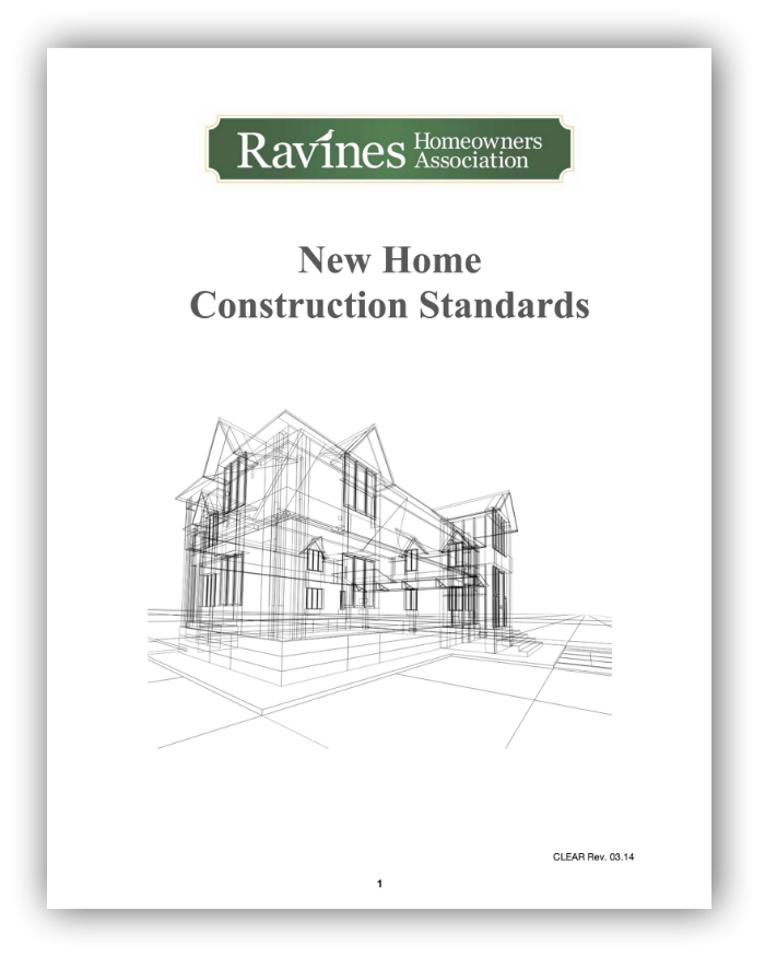 Ravines Construction Standards