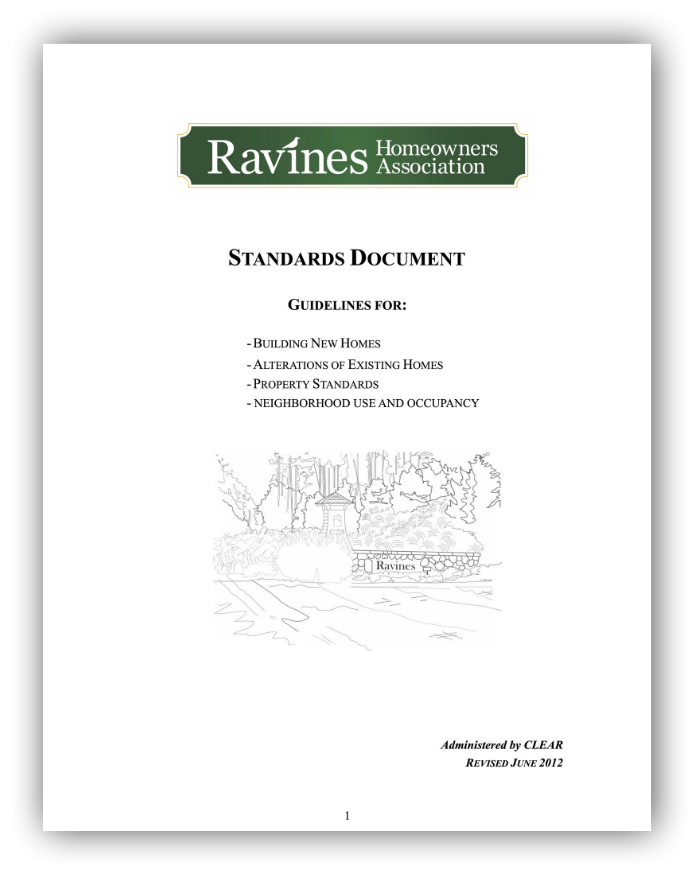 Ravines Standards